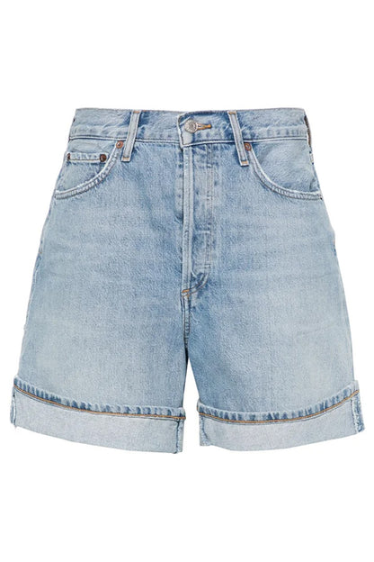 Dame High-Waisted Denim Shorts
