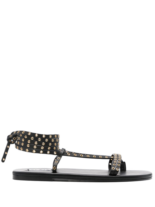 Marsa Flat Sandals In Calfskin