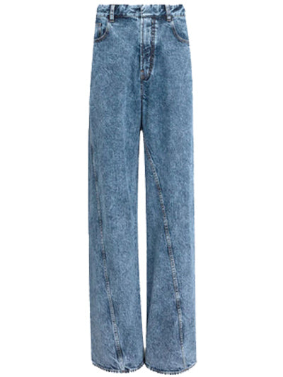 TWISTED DENIM PANTS