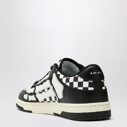Skel Top Low Black/White Plaid Sneaker