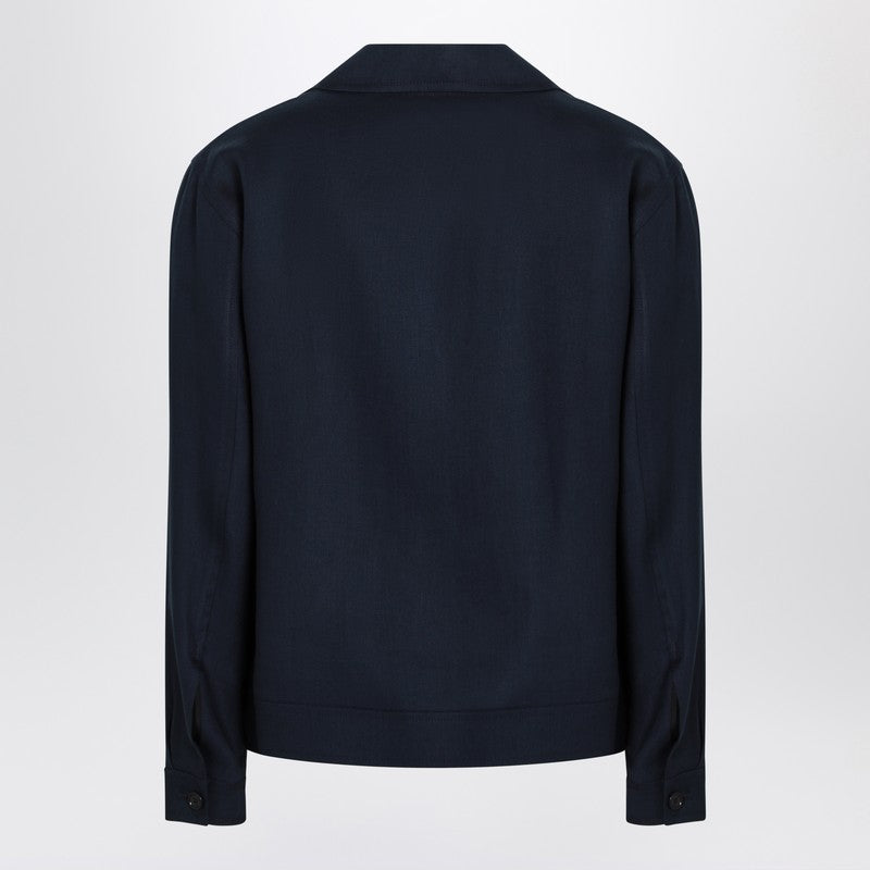 Blue Linen Jacket