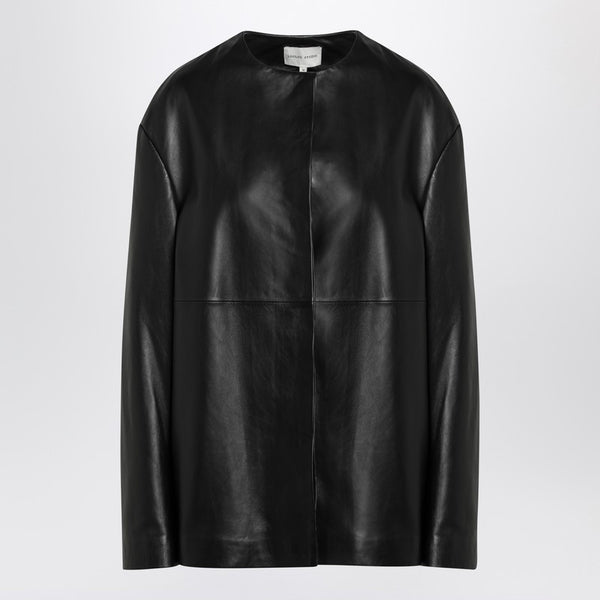Black Atalia Leather Jacket