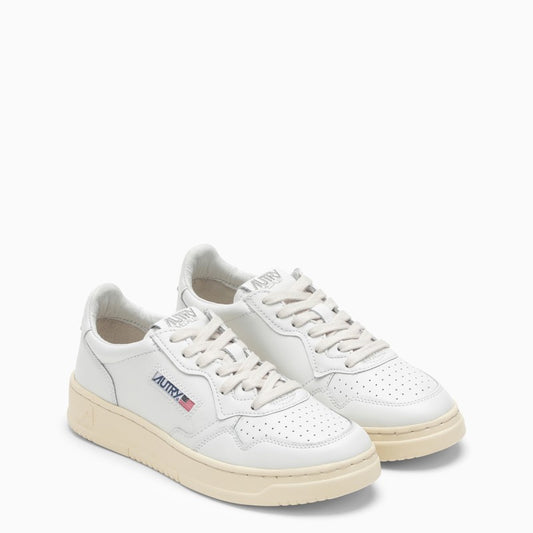 White leather Medalist sneakers