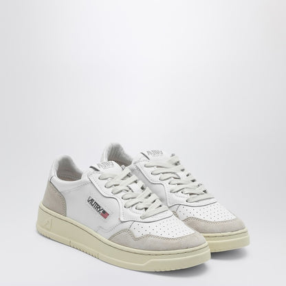 White Leather Medalist Low-top Sneakers