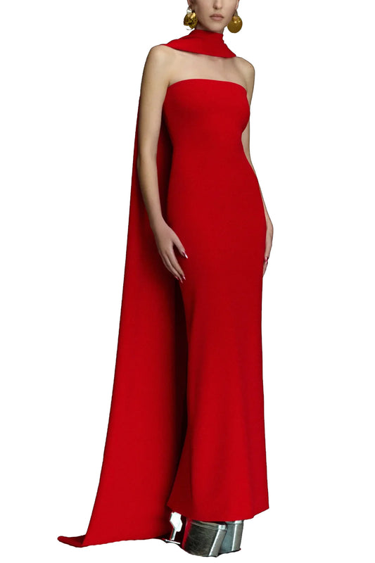 AINHOA SCARF MAXI DRESS