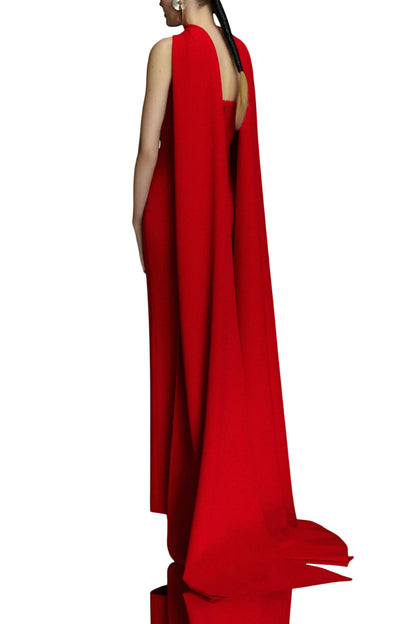 AINHOA SCARF MAXI DRESS