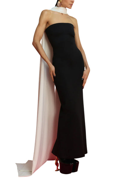 AINHOA SCARF MAXI DRESS