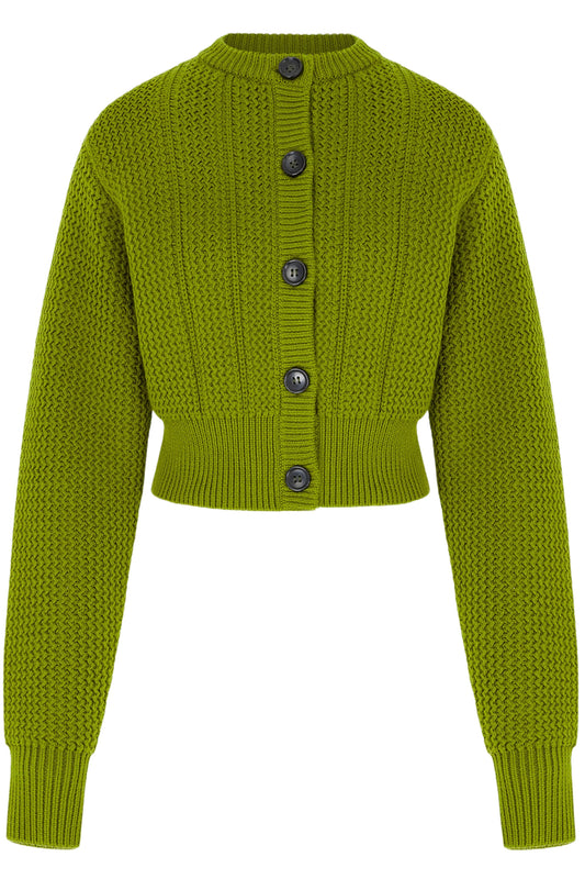ALBERT KNIT IN GREEN CASHFEEL