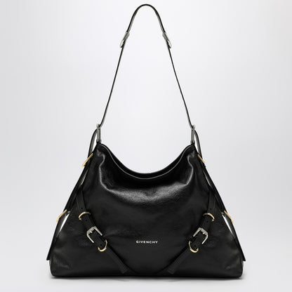 Medium Voyou Bag In Black Leather