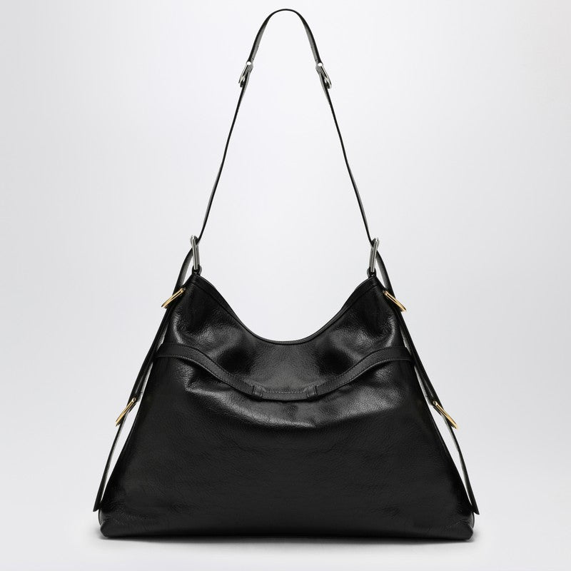Medium Voyou Bag In Black Leather