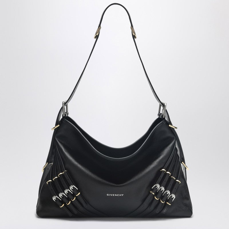 Medium Voyou Bag In Black Leather