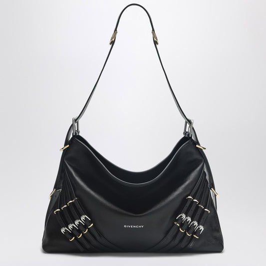 Medium Voyou Bag In Black Leather