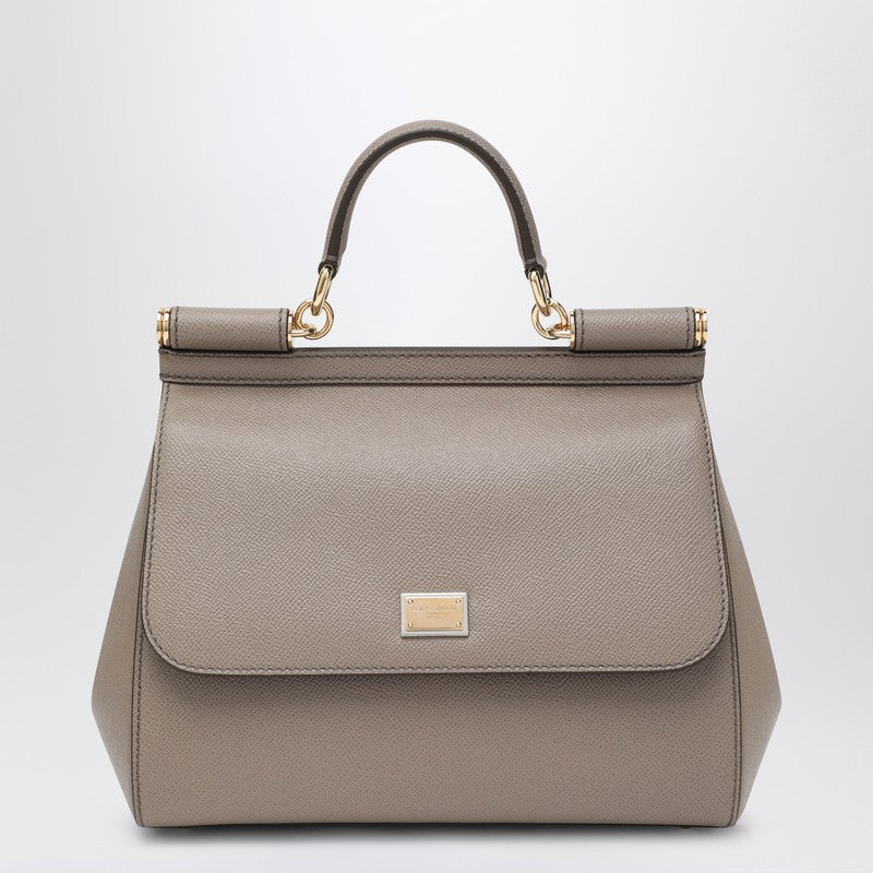 Large mud colour Sicily Hand Bag