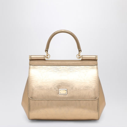 Gold Sicily Medium Handbag
