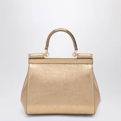 Gold Sicily Medium Handbag