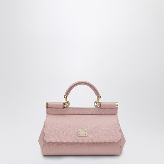 Small Sicily top-handle bag in pink