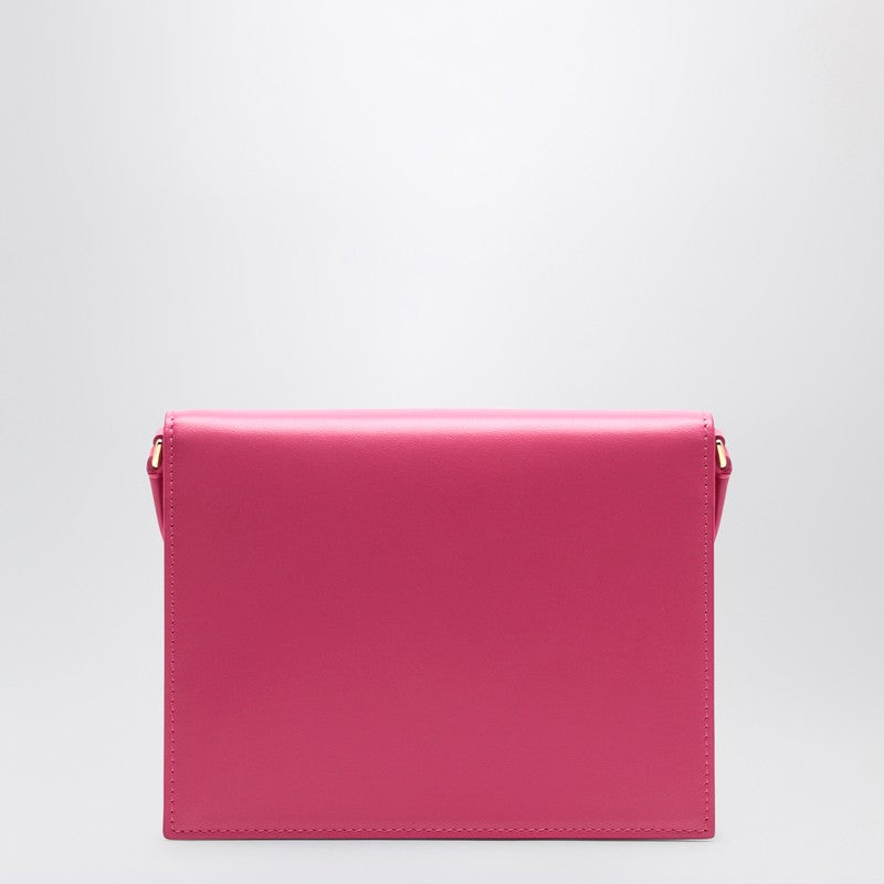 Wisteria Coloured DG Logo Leather Shoulder Bag