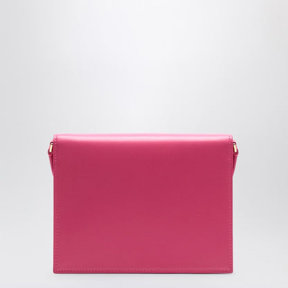 Wisteria Coloured DG Logo Leather Shoulder Bag