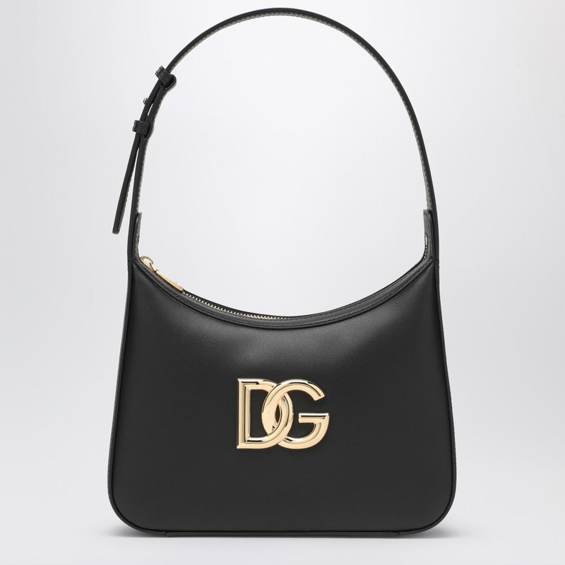Black leather 3.5 shoulder bag