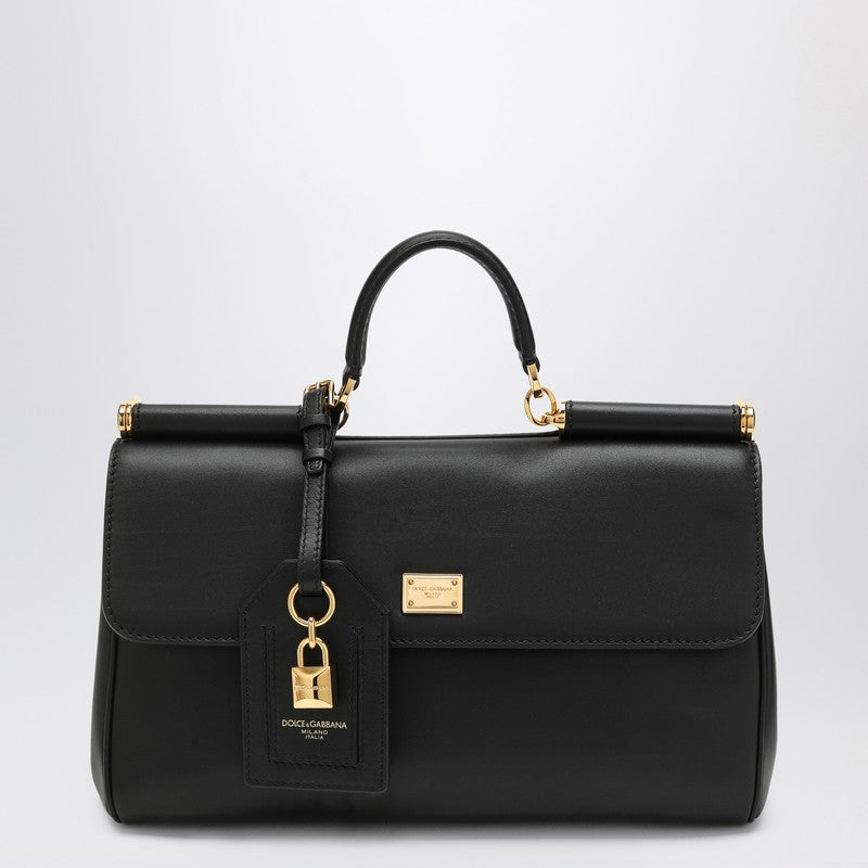 Handbag My Sicily in black leather