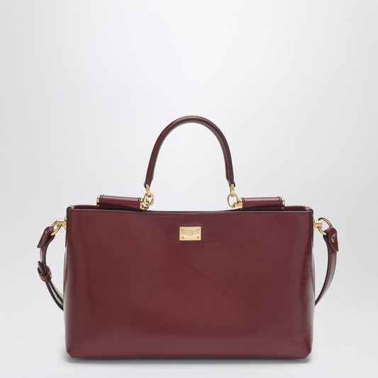 Vittoria handbag in dark red leather