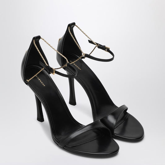 4G Liquid 95 Sandals In Black Leather