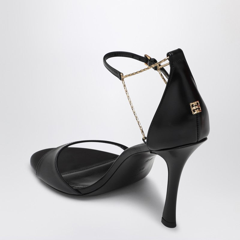 4G Liquid 95 Sandals In Black Leather