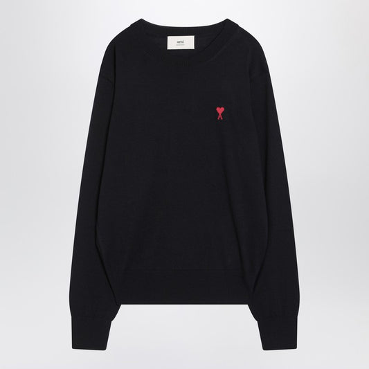 Night Blue Ami De Coeur Wool Jumper