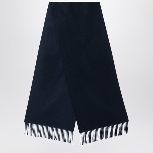 Blue cashmere scarf