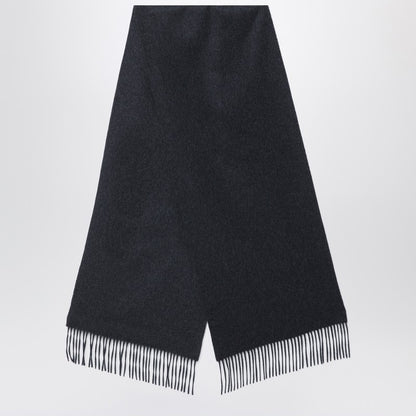 Dark grey cashmere scarf