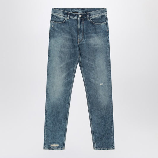 Faded Blue Denim Jeans