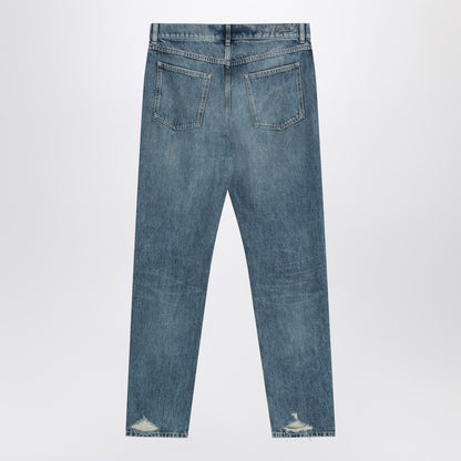 Faded Blue Denim Jeans