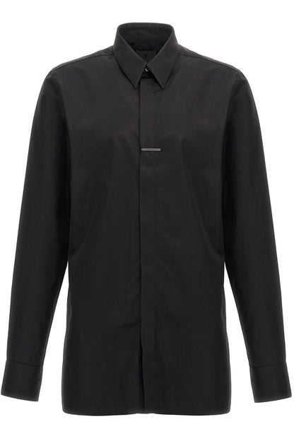 Gusset-Detail Cotton Shirt