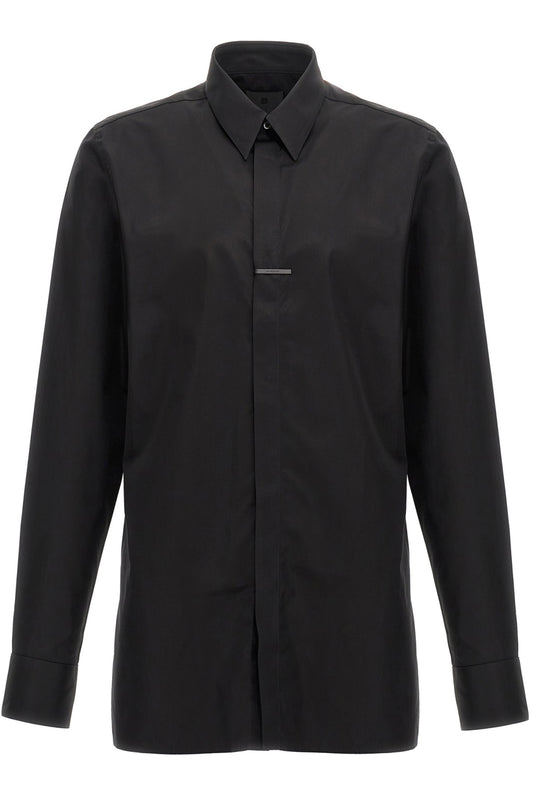 Gusset-Detail Cotton Shirt