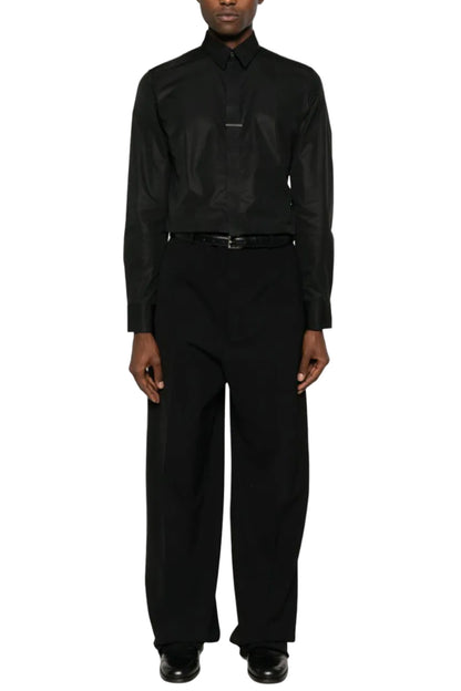 Gusset-Detail Cotton Shirt