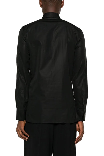 Gusset-Detail Cotton Shirt