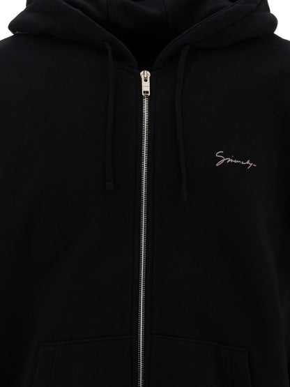WEAVER OBJET PRINTED FLEECE HOODED ZIP-UP
