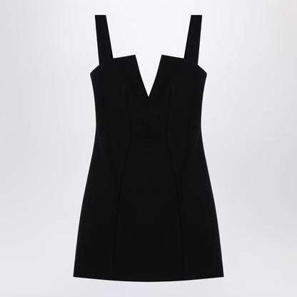 Black Crêpe Mini Dress