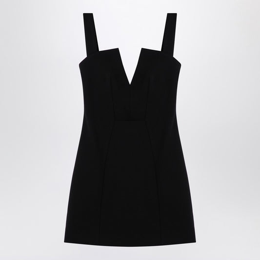 Black Crêpe Mini Dress