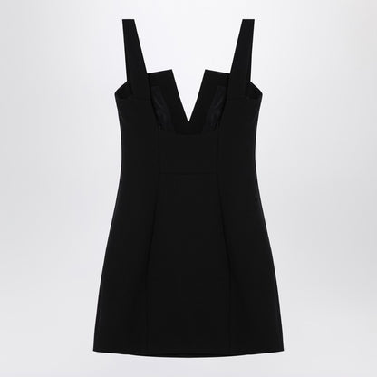 Black Crêpe Mini Dress