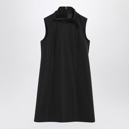 Black Mini Dress With Bow