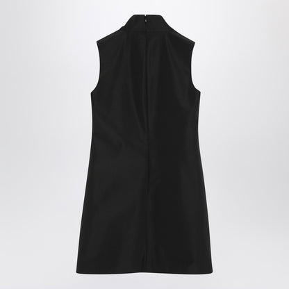 Black Mini Dress With Bow