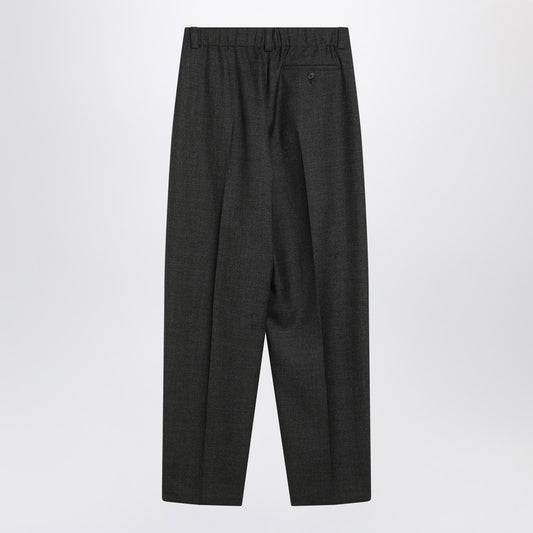 Grey wool trousers