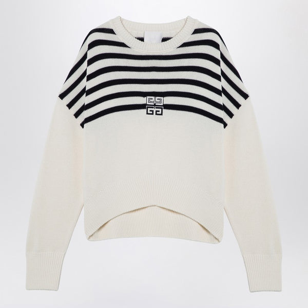 4G Striped Jersey White/black