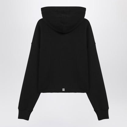 Black Archetype Short Sweatshirt With Logo