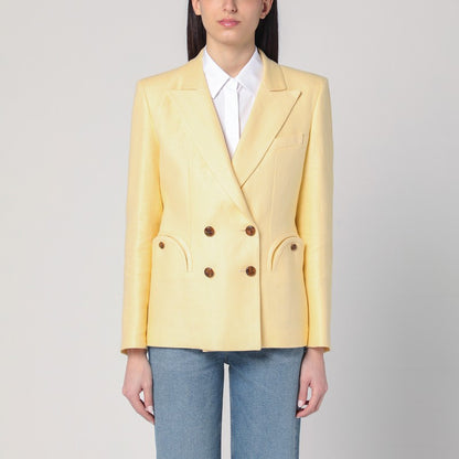 Double-breasted Charmer Clarity Butter-coloured Jacket