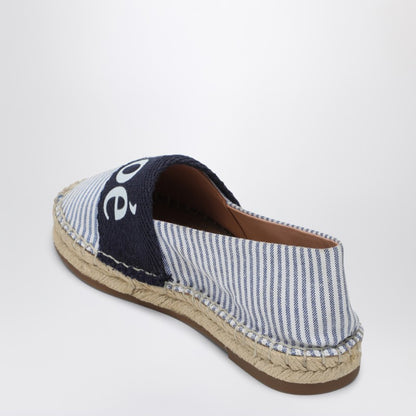 Woody Striped Espadrilles With Logo