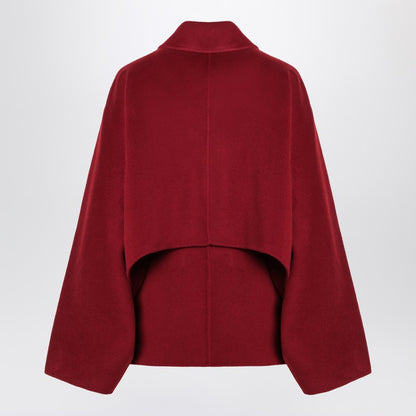 Camila Jacket In Burgundy Wool