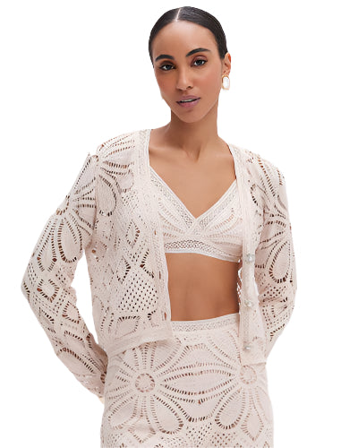 FLOWER CROCHET JACKET