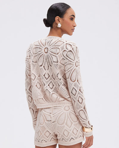 FLOWER CROCHET JACKET